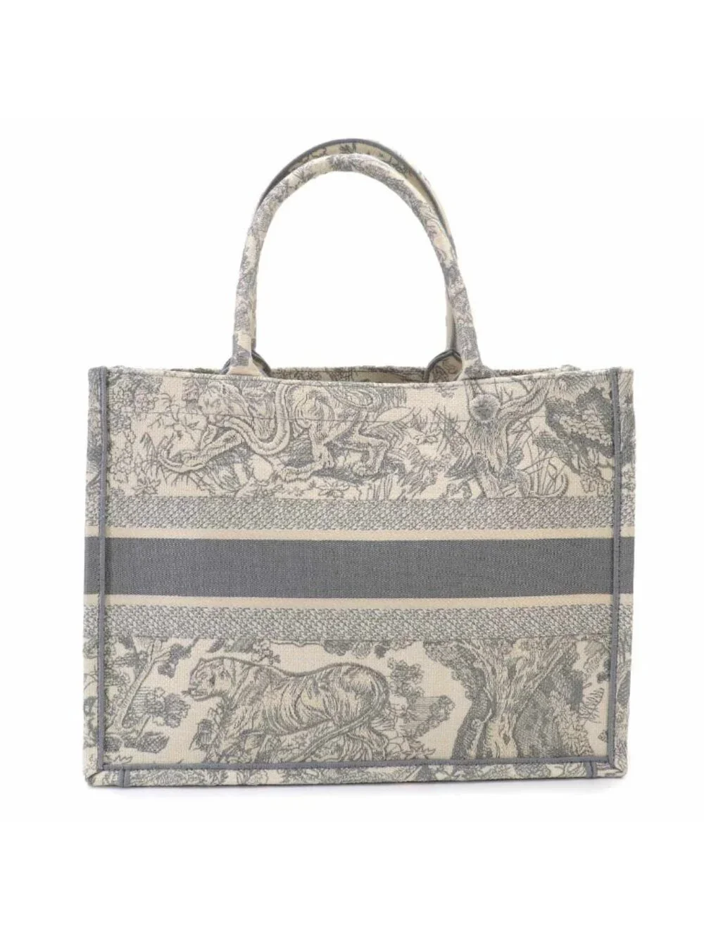 Dior Toile de Jouy Book Tote Canvas Gray